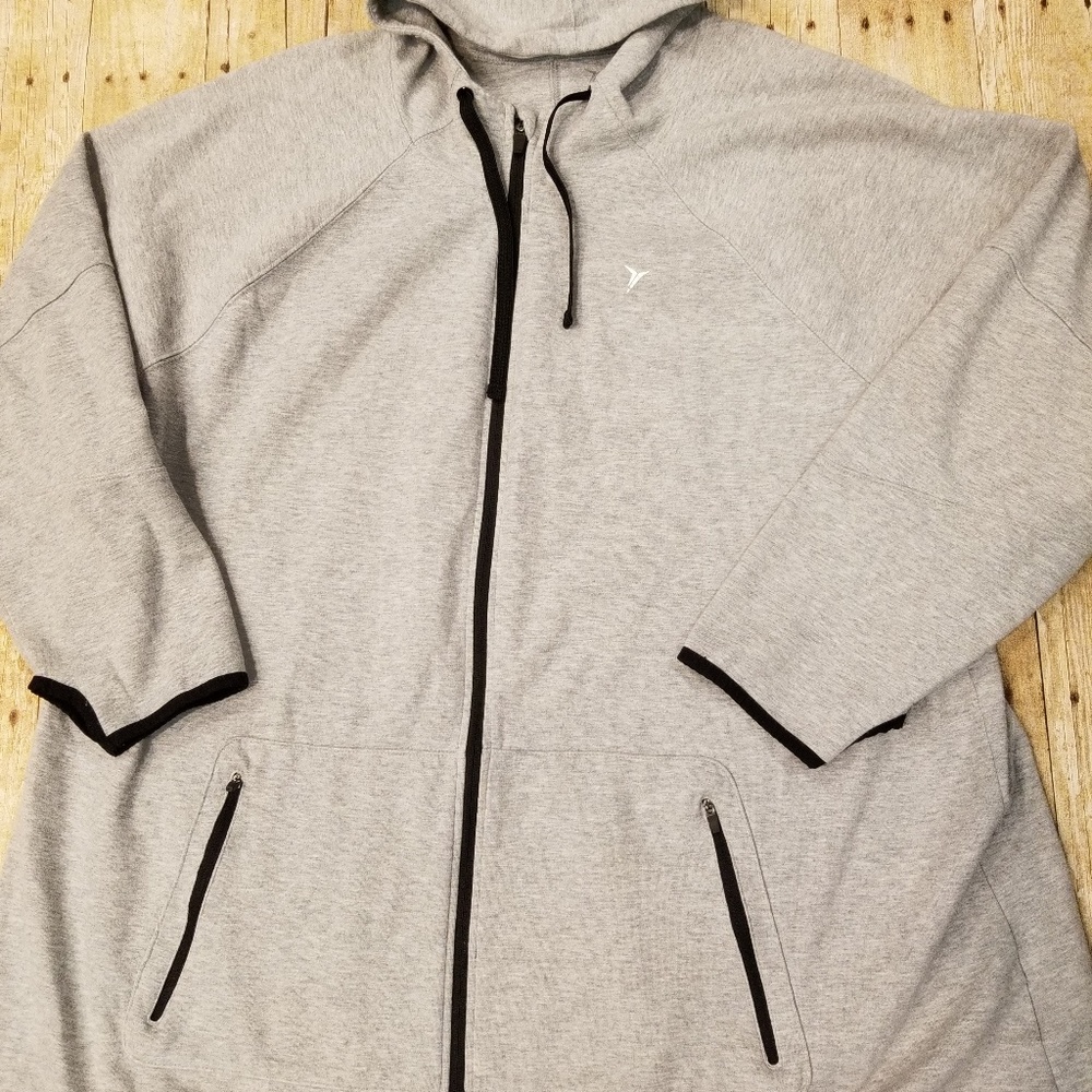 Grey Zip up hoodie Old Navy size 4x